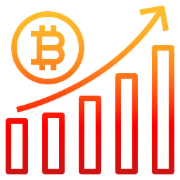 Bitcoin Growth  Icon