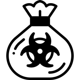 Biogefährdungsabfälle  Symbol