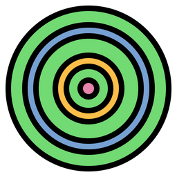 Concentric Diagram  Icon