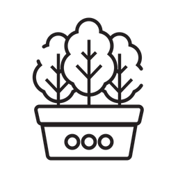 Plant In Pot  Icon