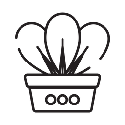 Plant In Pot  Icon