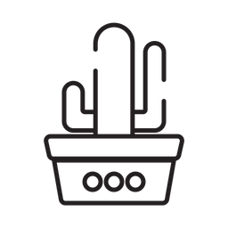 Plant In Pot  Icon