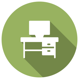 Computer Desk  Icon