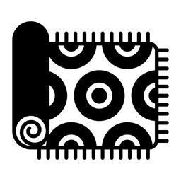 Dekorierte Matte  Symbol