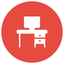 Computer Desk  Icon