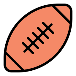 Rugby Ball  Symbol