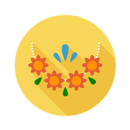 Indian floral garland  Icon