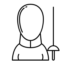 Fechtspieler  Symbol