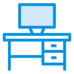 Computer Desk  Icon