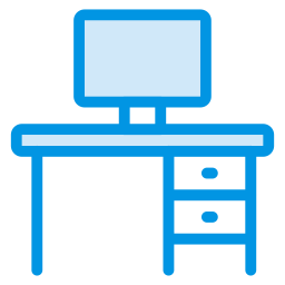 Computer Desk  Icon