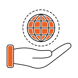 Globales Geschäft  Symbol