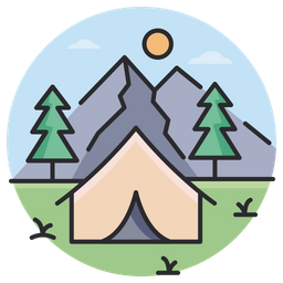 Camping  Icon