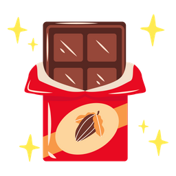 Dark Chocolate Bar  Icon