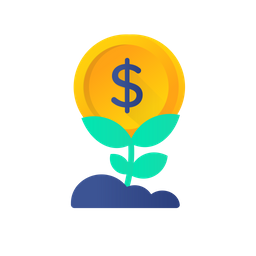 Money Growth  Icon