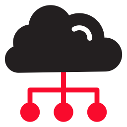 Cloud Structure  Icon