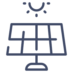 Panel solar  Icono