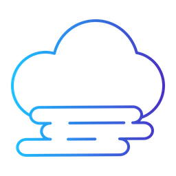 Foggy Cloud  Icon