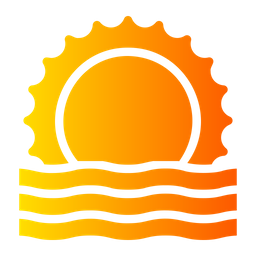 Beach Sunset  Icon