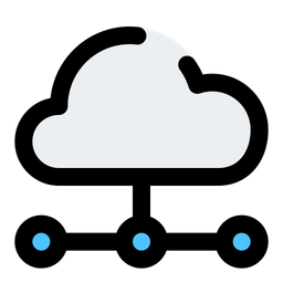 Cloud Data  Icon