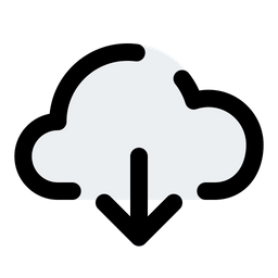 Cloud Download  Icon