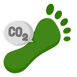 Carbon Footprint  Icon