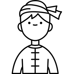 Burmesischer Mann  Symbol