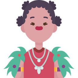 Papua Woman  Icon