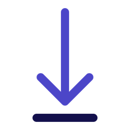 Bottom Alignment  Icon