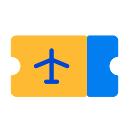 Airplane Ticket  Icon