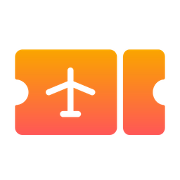 Airplane Ticket  Icon