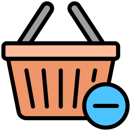 Delete Shopping Basket  Icon