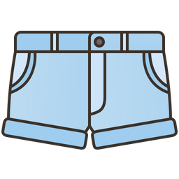 Jeans Shorts  Icon