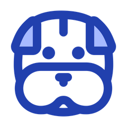 Bulldogge Kopf  Symbol