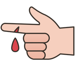 Finger Lesion  Icon