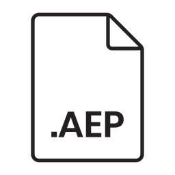 AEP-Datei  Symbol