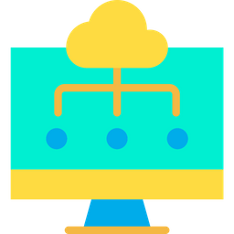 Cloud Computing Network  Icon