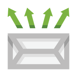 Broadcasting Mail  Icon