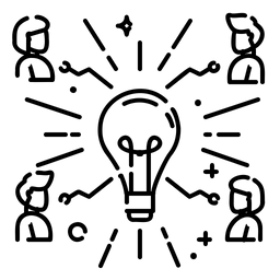 Ideen teilen  Symbol