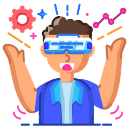 Educação em realidade virtual  Ícone