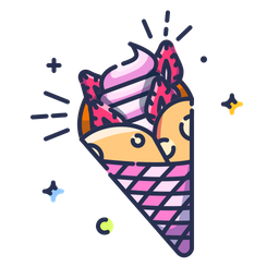 Japanese crepe  Icon