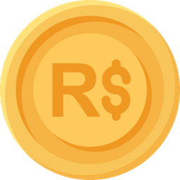 Brazilian Real Coin  Icon