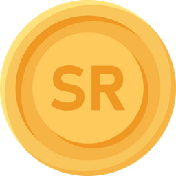 Saudi Riyal Coin Coins Currency Icon