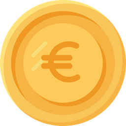 Moneda de euro de alemania  Icono
