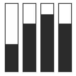 Diagramme à bandes  Icône