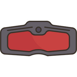 Bicycle Rear Reflector  Icon