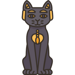 Ägyptische Katze  Symbol