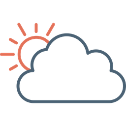 흐린 날  아이콘