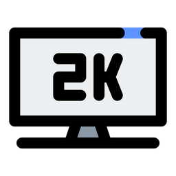 2k Fernseher  Symbol