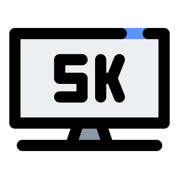 5k Fernseher  Symbol