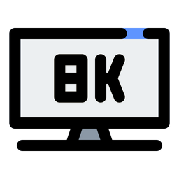 8k television  Icon